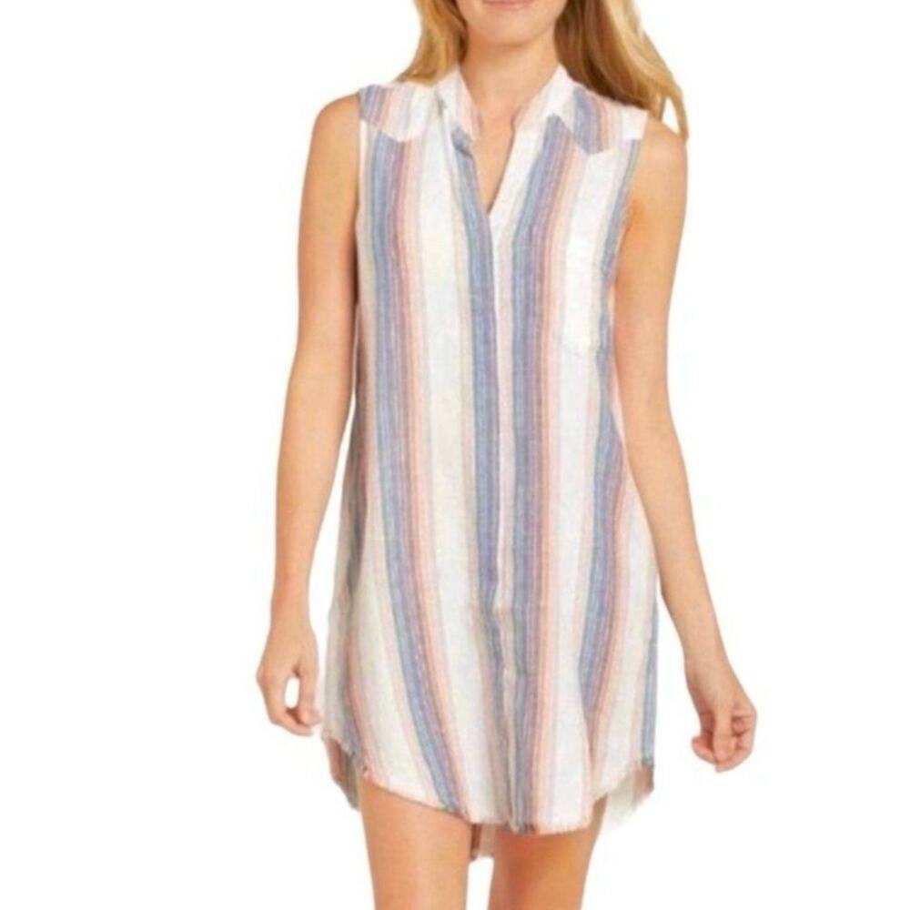 Cloth & Stone Anthropologie Shirt Dress Women’s XS Shift Button Down Western